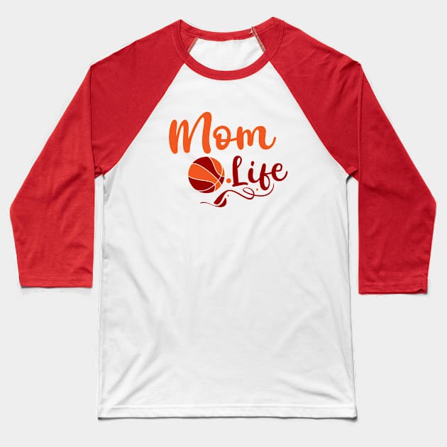 Mom Life Baseball T-Shirt by Aloenalone